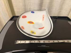 Mid-Century Modern Murano Style Millefiori Art Glass‎ Bowl